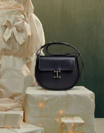 Bolso Senda de cuero negro