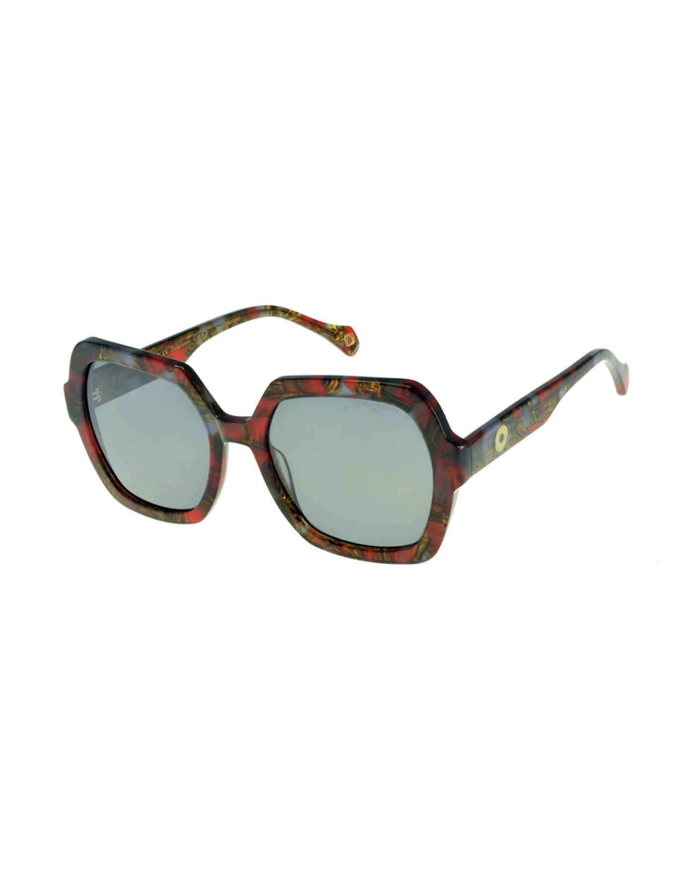 Lunettes de soleil Monica rouges