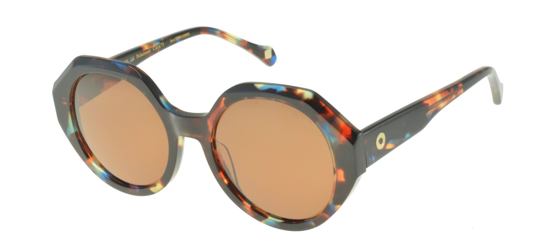 Lunettes de soleil Ornella brunes écailles