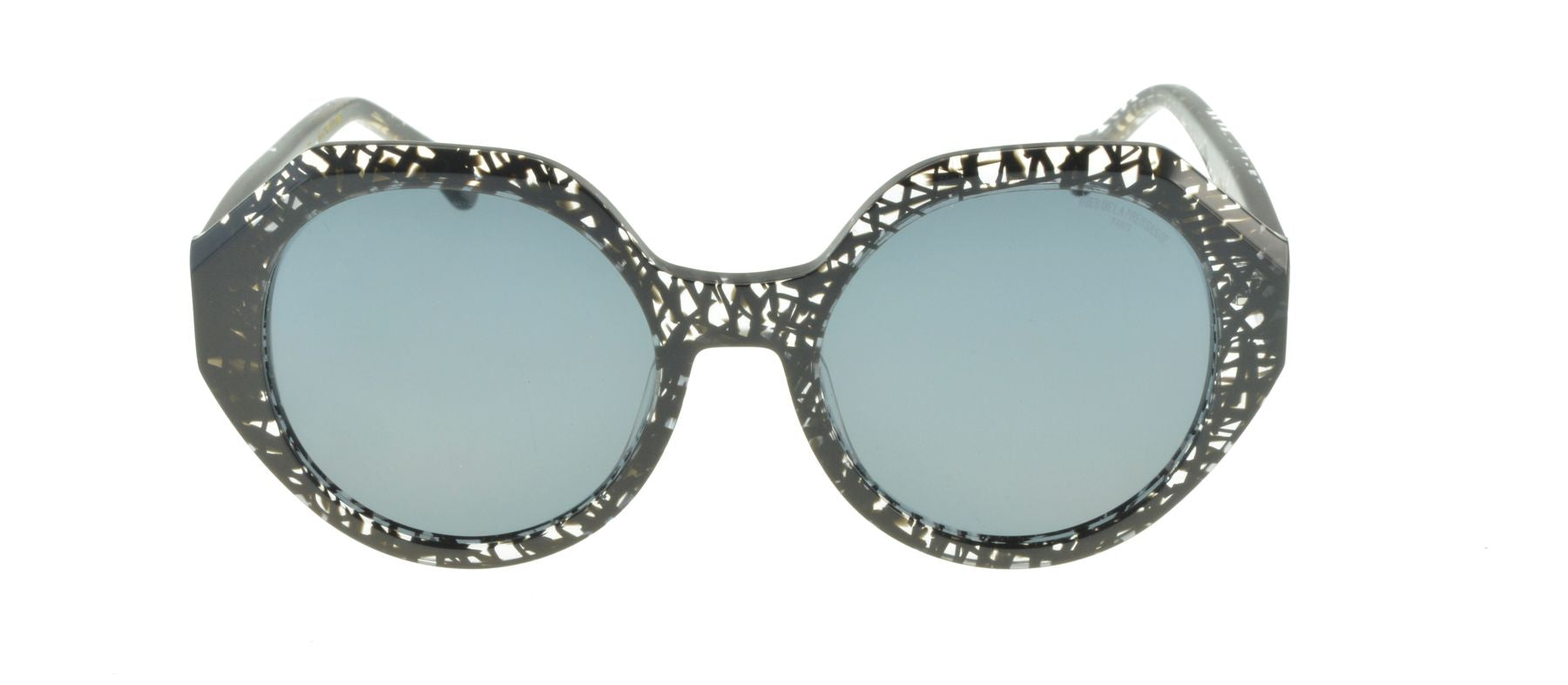Lunettes de soleil Ornella noires texturées