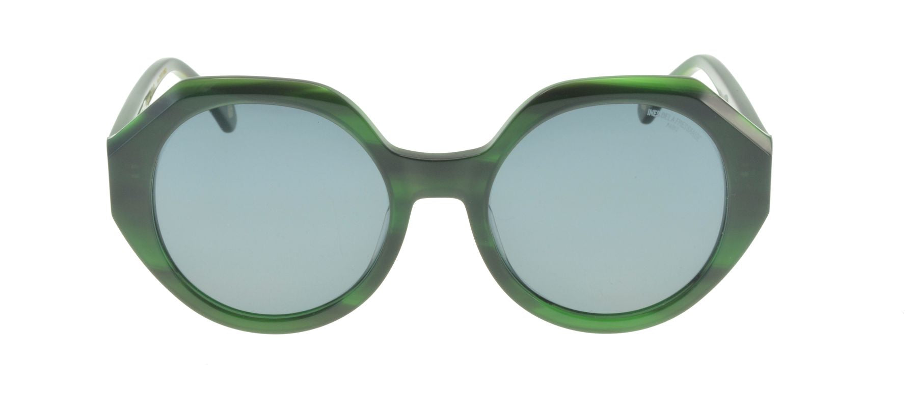 Lunettes de soleil Ornella vertes marbrées