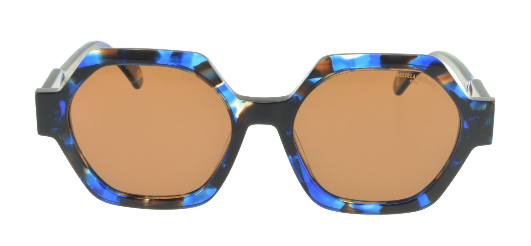 Lunettes de soleil Marion bleues écailles