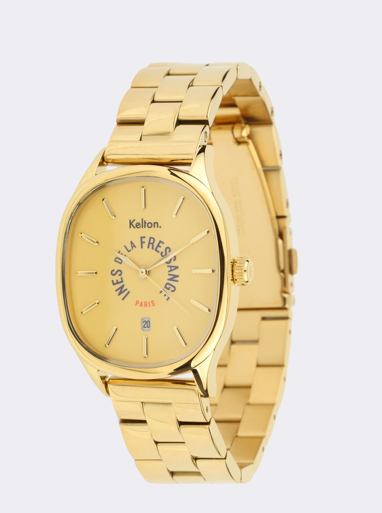Uhr Grande Colorama gold Kelton x Ines de la Fressange Paris