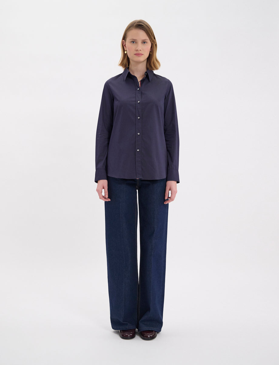 Camicia Martin blu navy