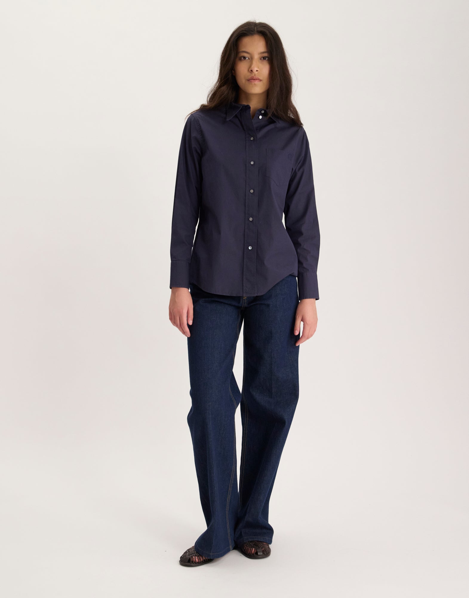Chemise Maureen bleu marine