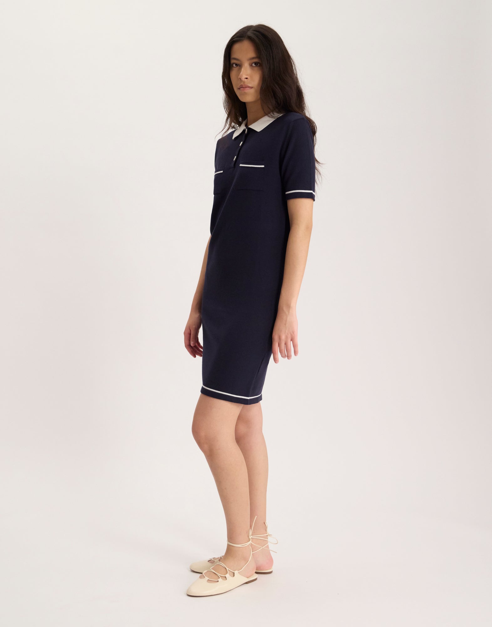 Robe Clarisse bleu marine