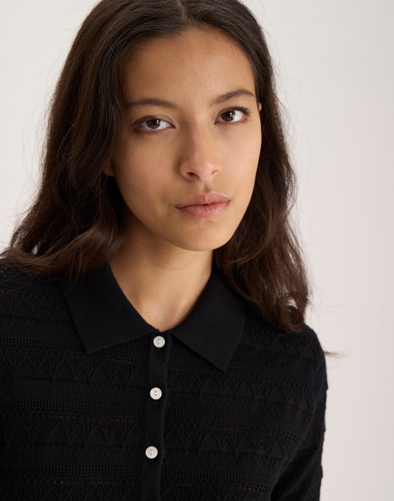 Florence black polo shirt