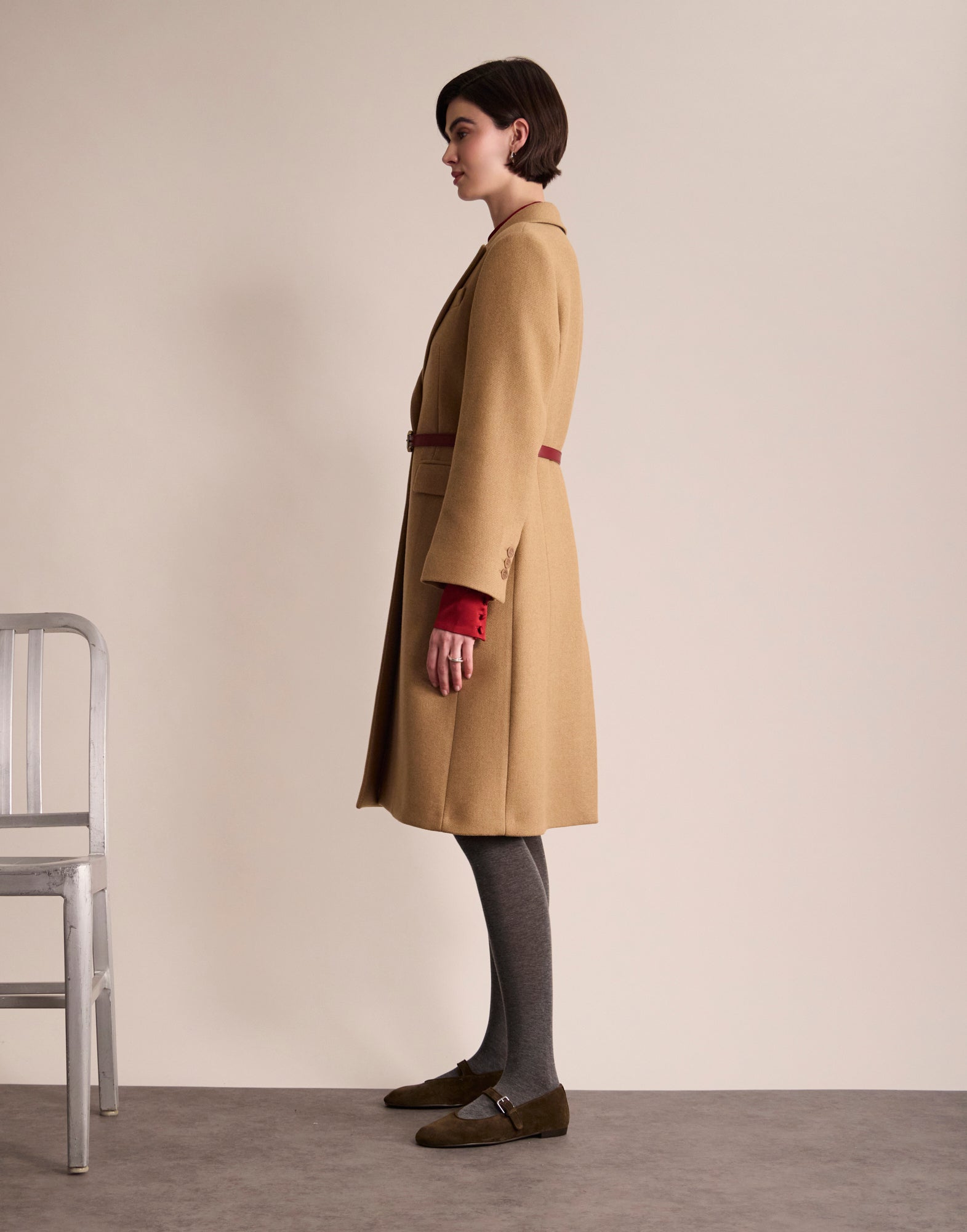 Cappotto Enola color cammello