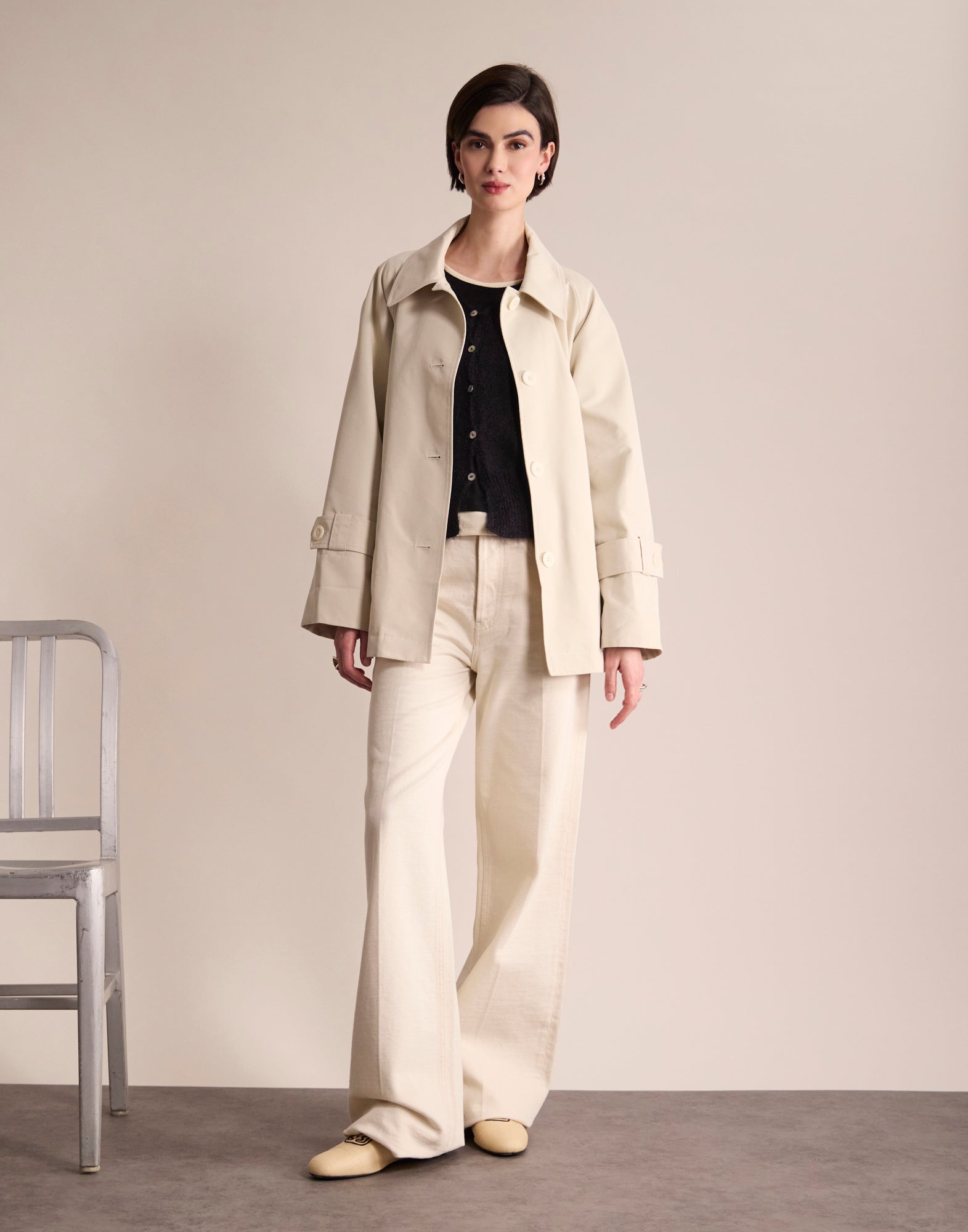 Trenchcoat Tess Ecru