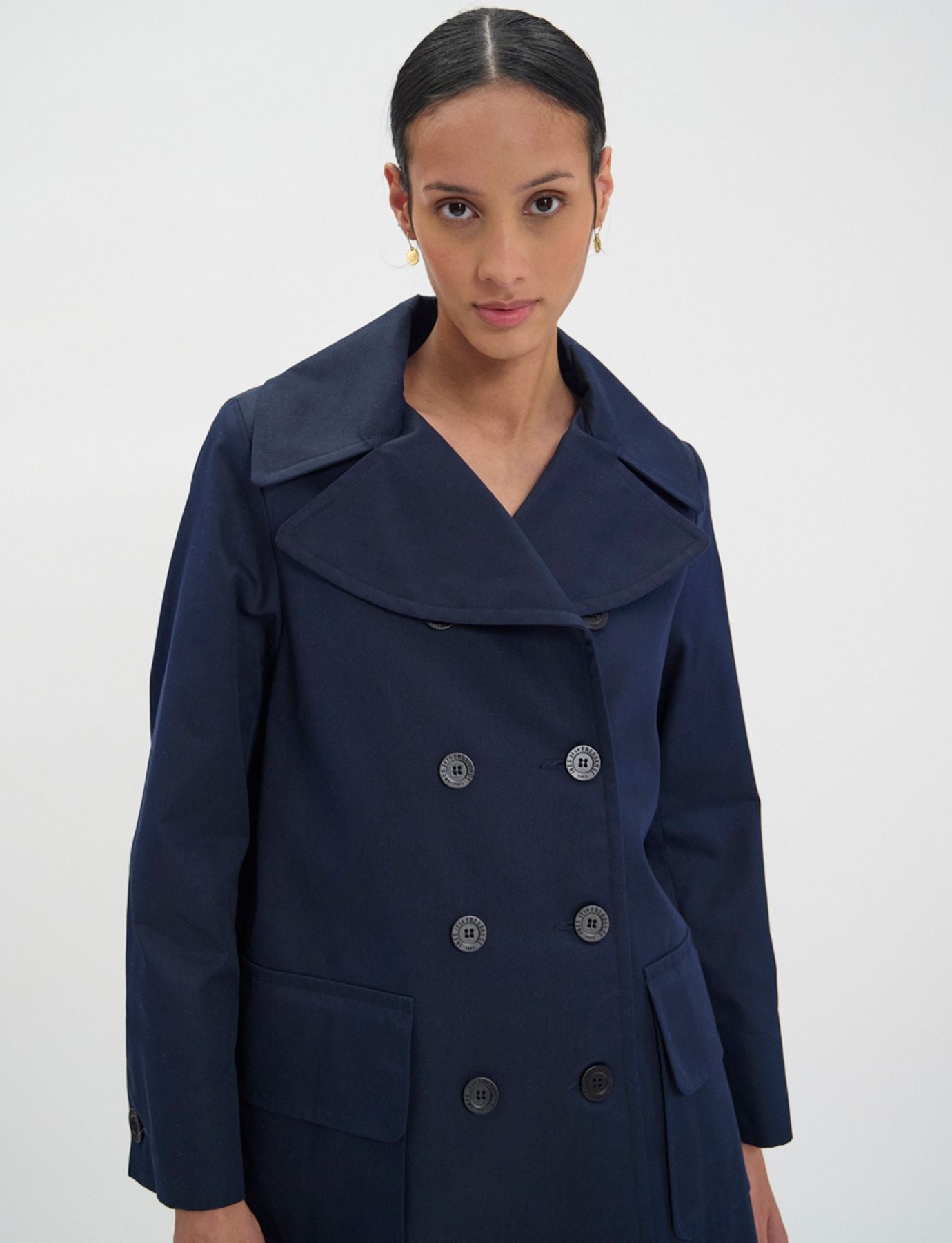 Cappotto leggero Seraphine blu navy