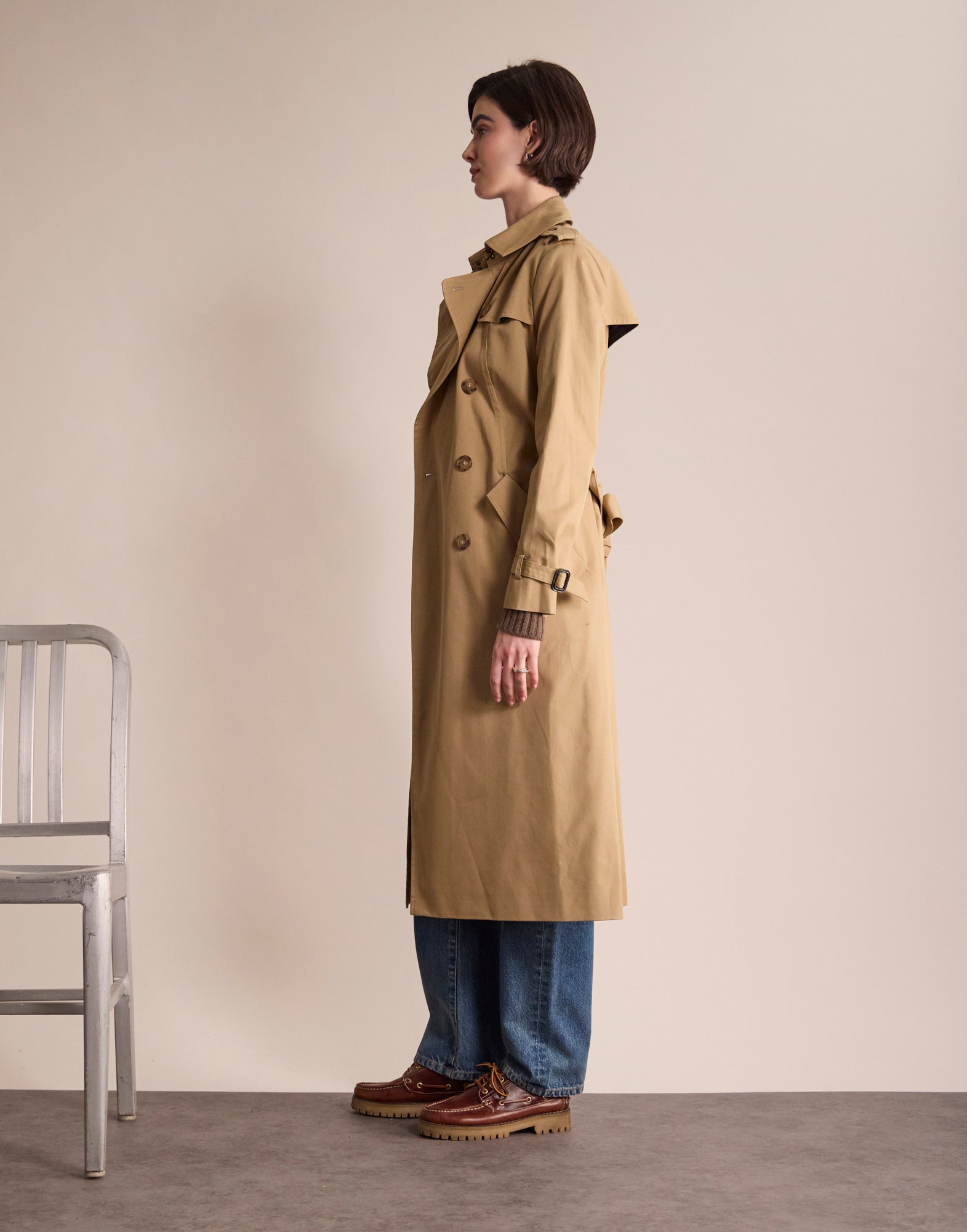 Trenchcoat Gaultier beige