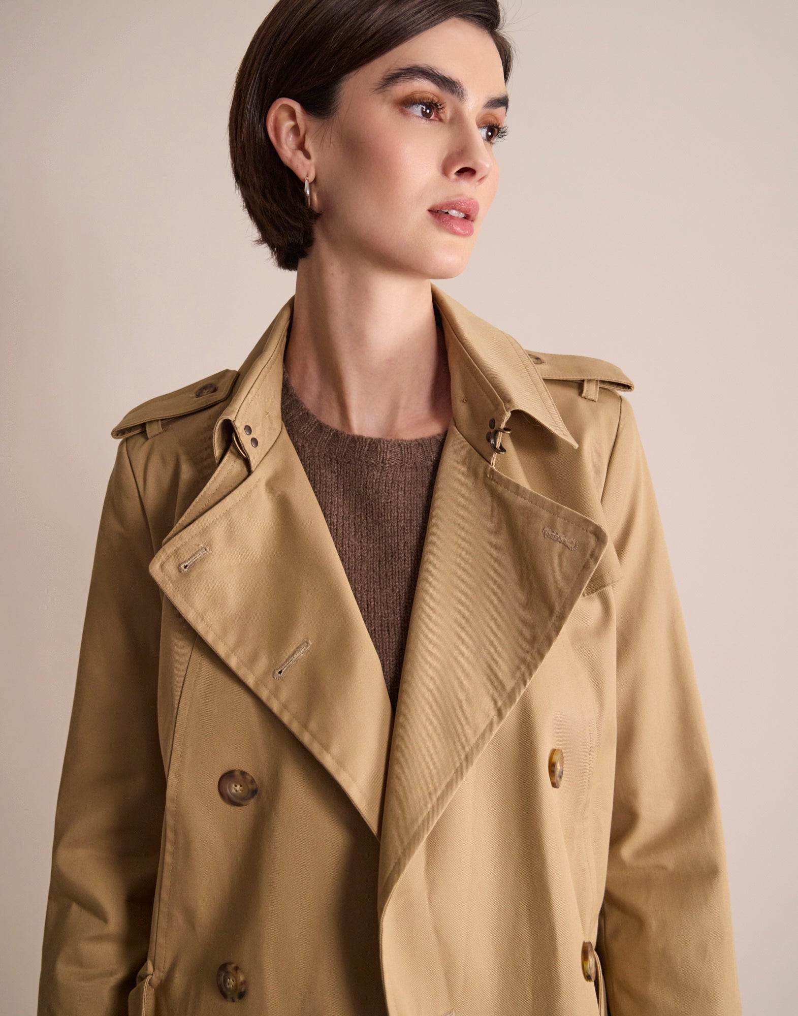Trenchcoat Gaultier beige