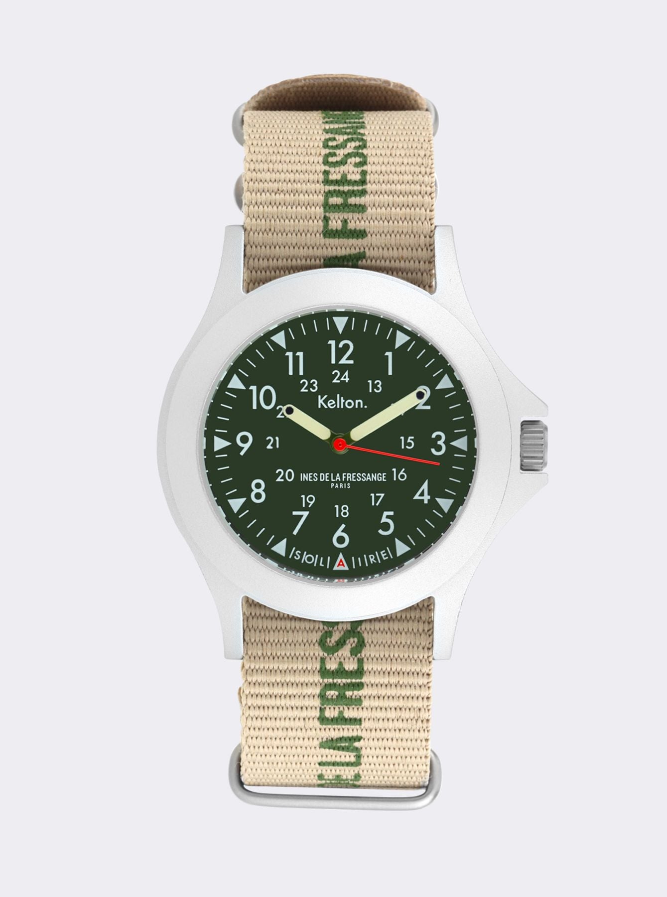 Montre Solaire Field sand Kelton x Ines de la Fressange Paris