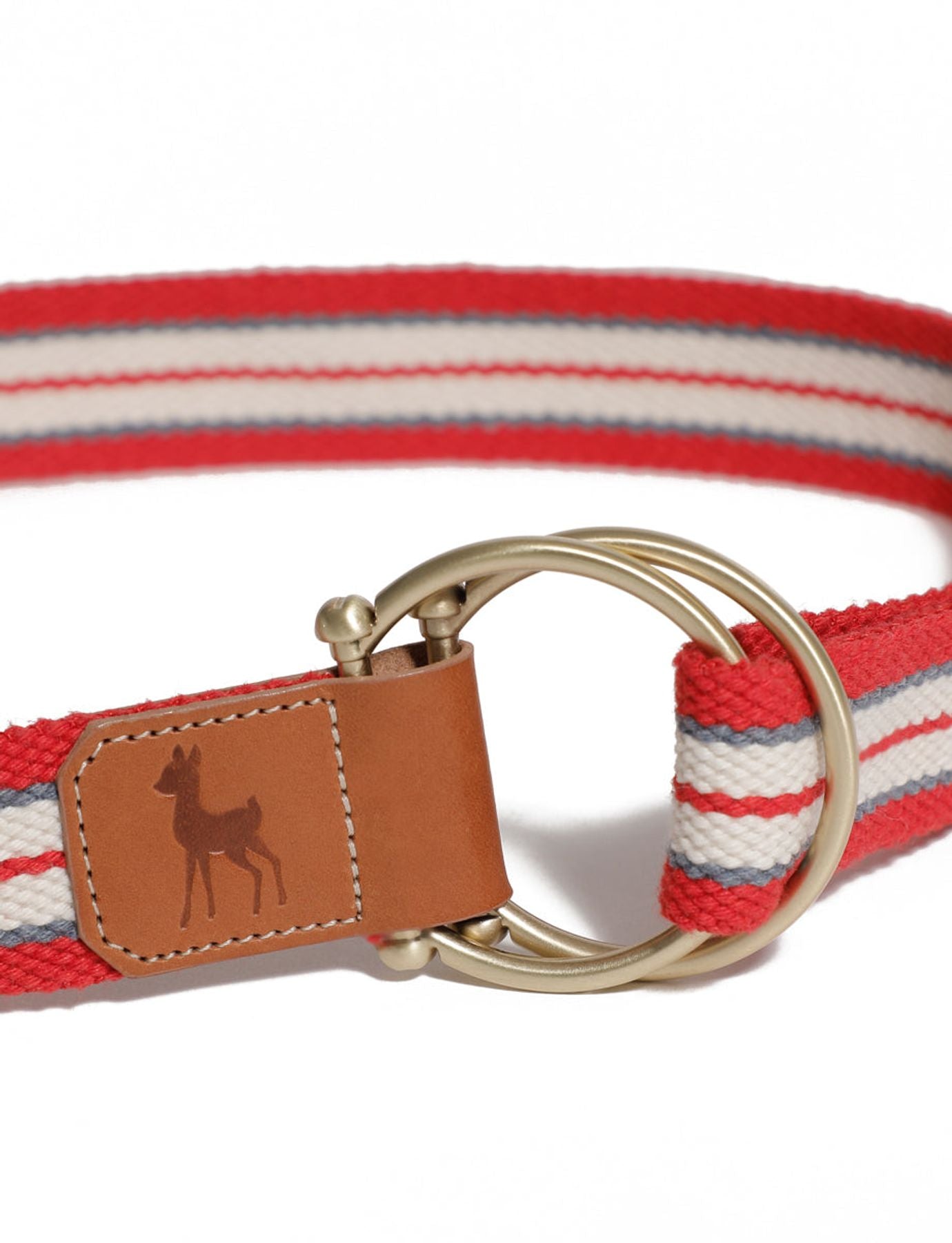 Ceinture Germaine rouge et blanche