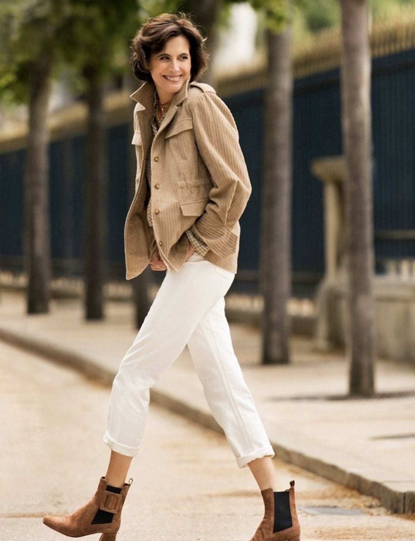 Denim Bamboo blanc