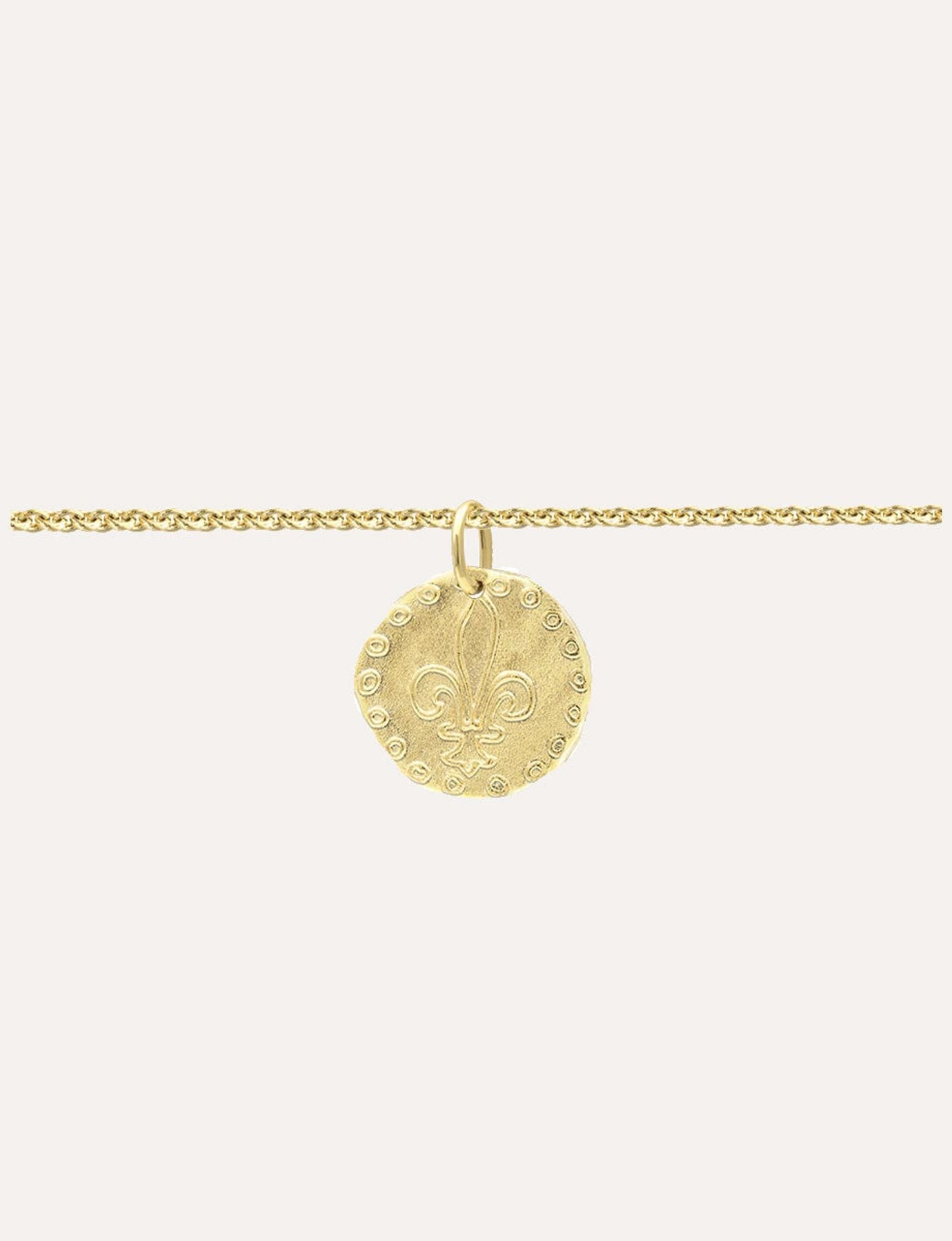 Gold-plated Lutetia lily bracelet