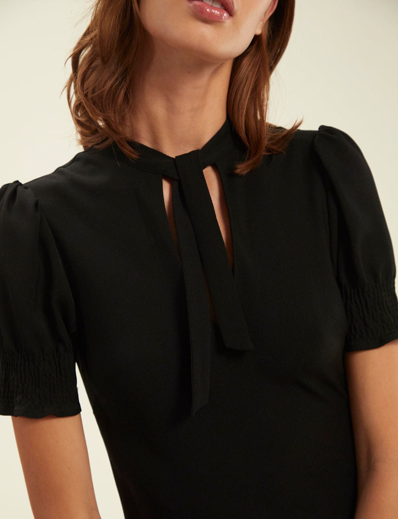 Vestido cereza negro