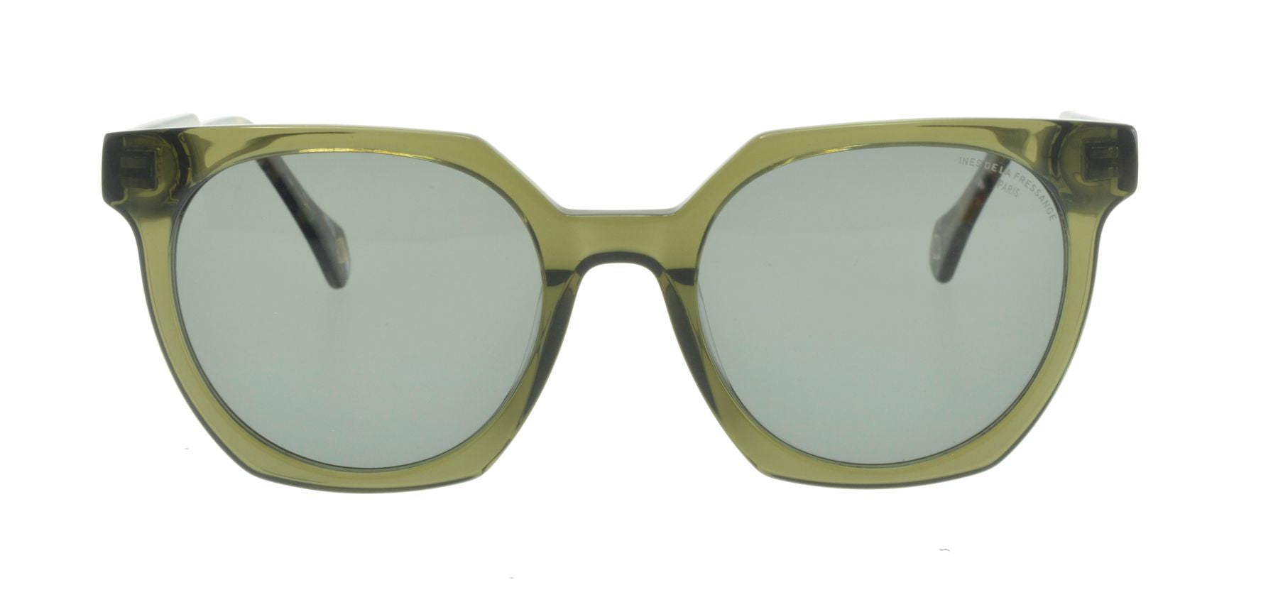 Lunettes de soleil Laura kaki cristal