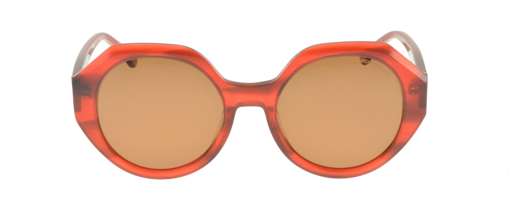 Lunettes de soleil Ornella rouges marbrées