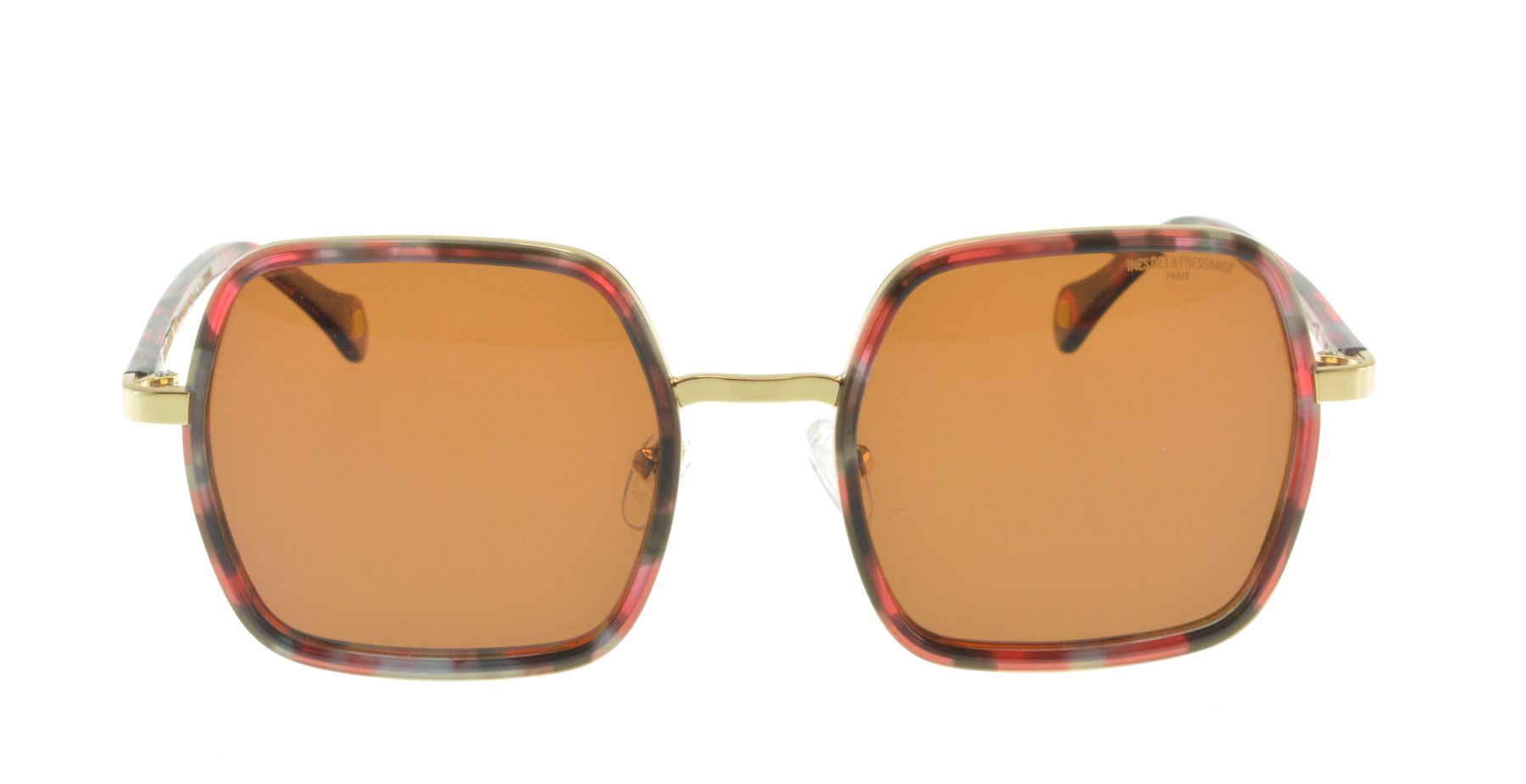 Lunettes de soleil Katherine rose gris