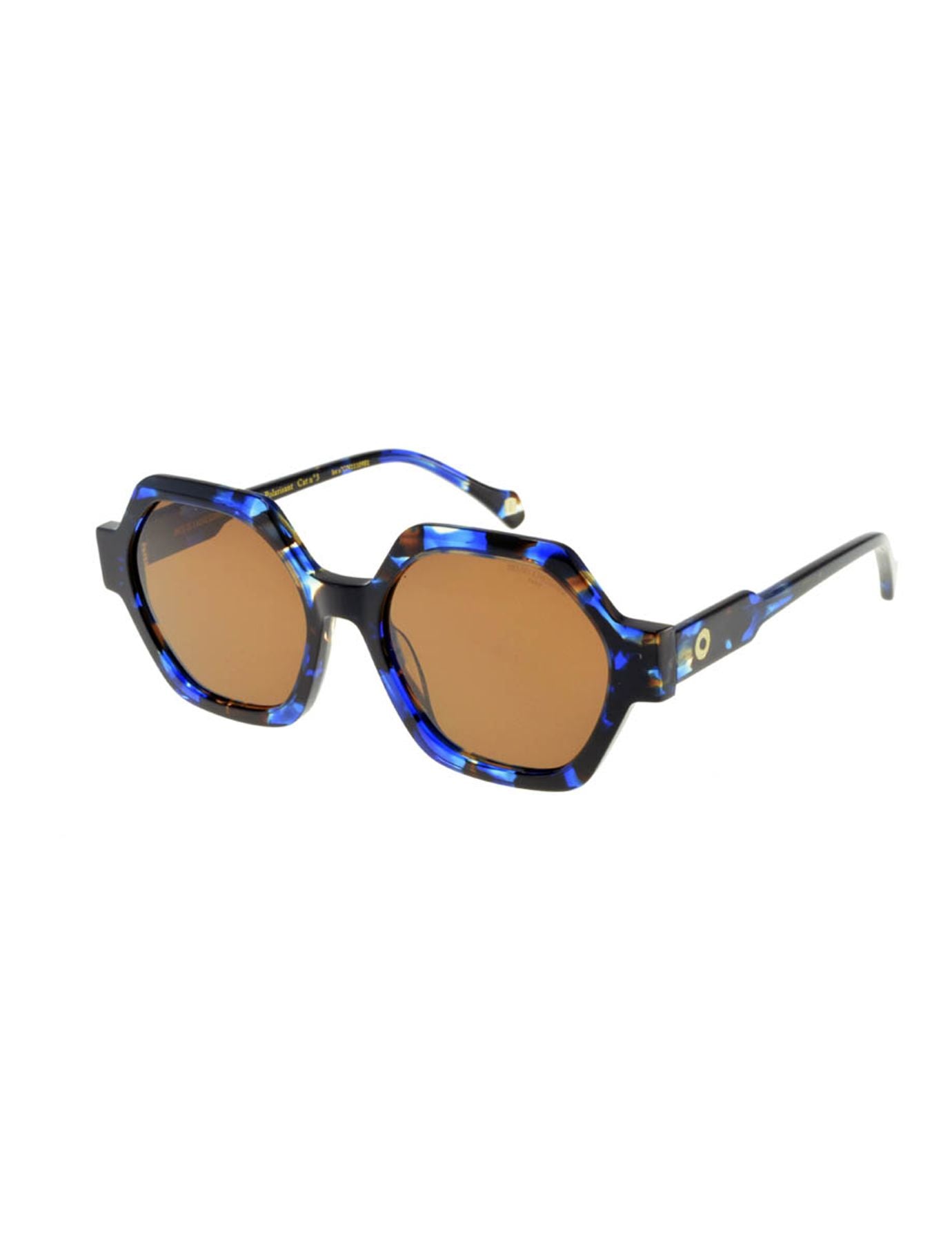 Lunettes de soleil Marion bleues écailles