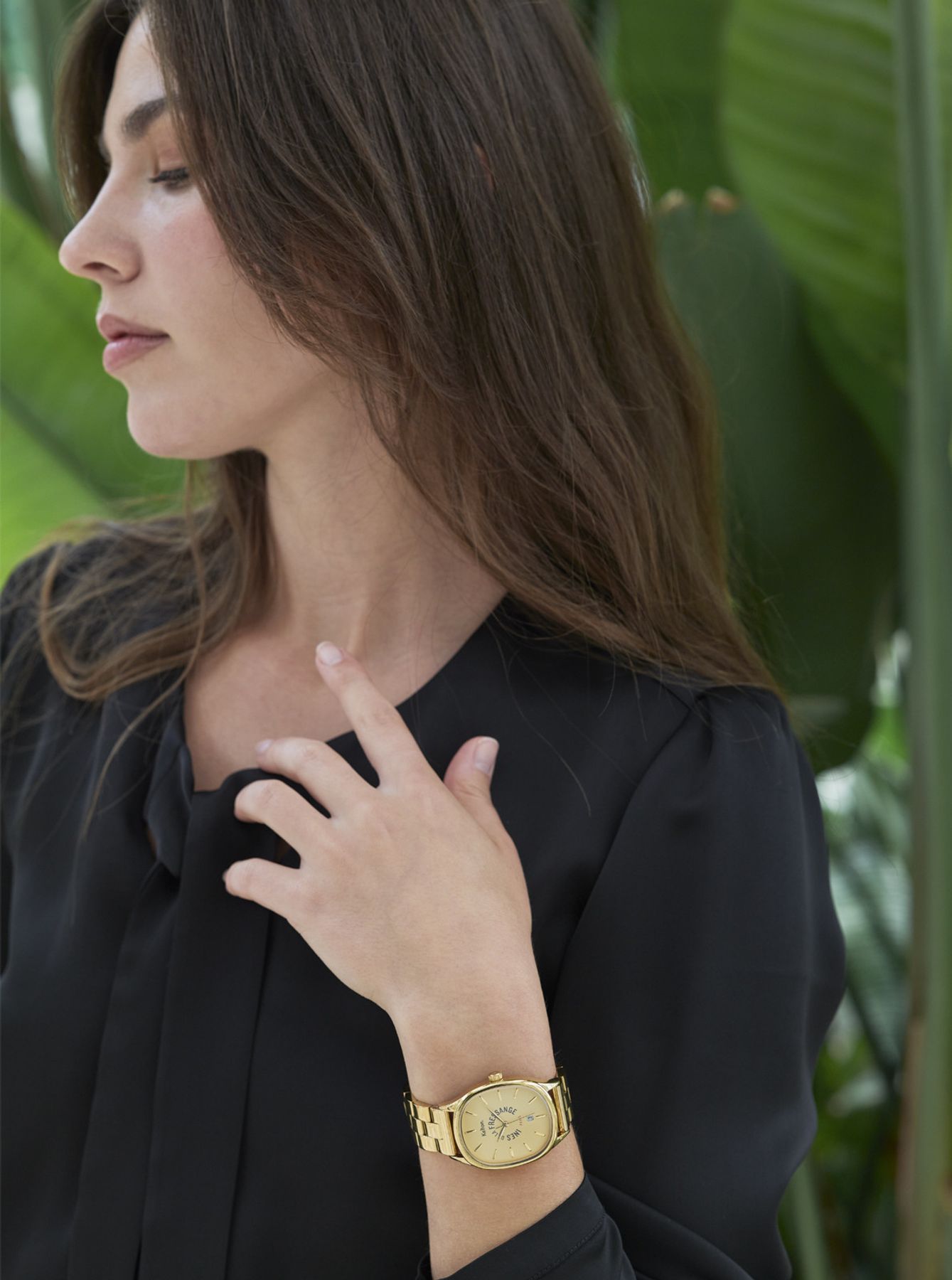 Uhr Grande Colorama gold Kelton x Ines de la Fressange Paris