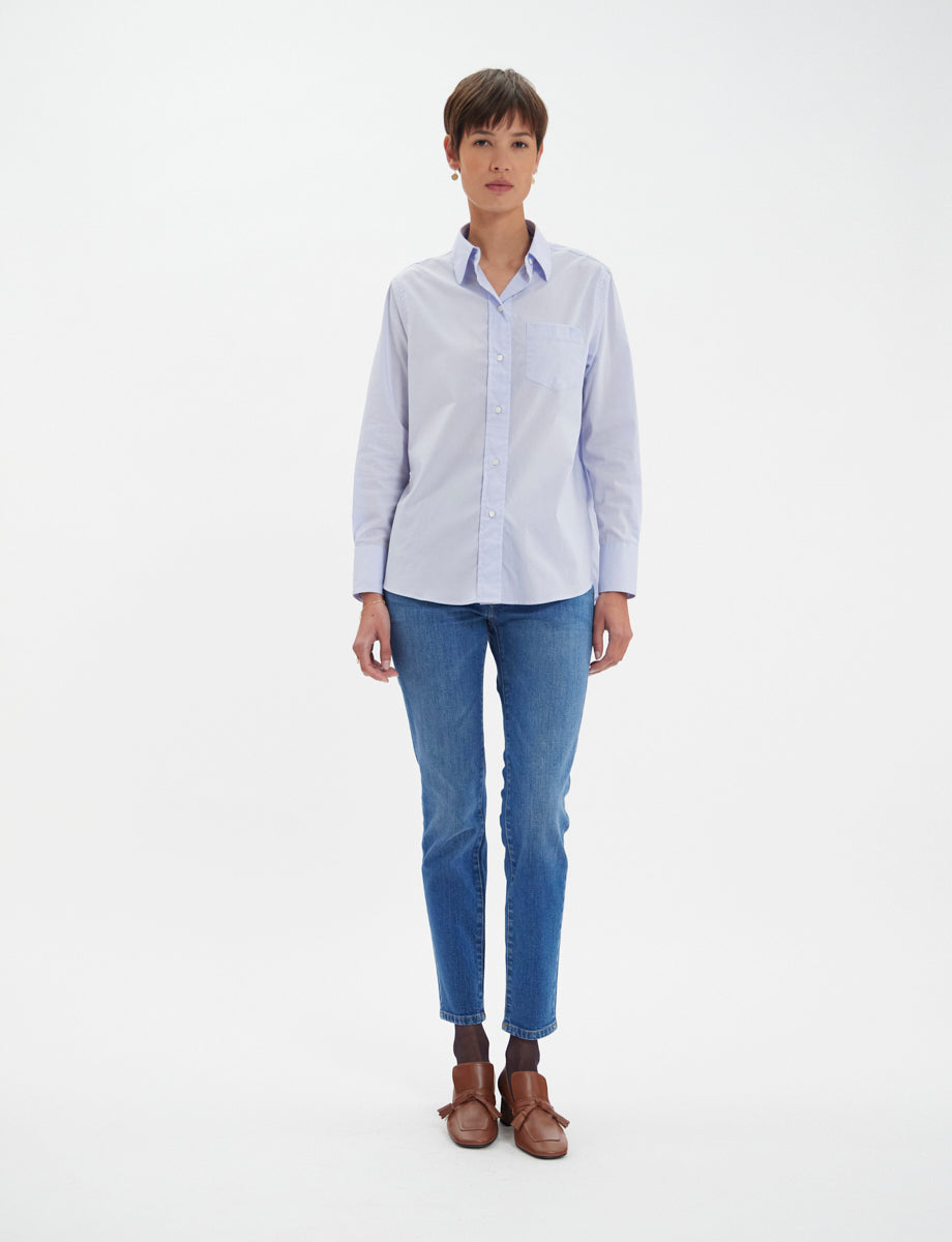 Chemise Maureen bleue
