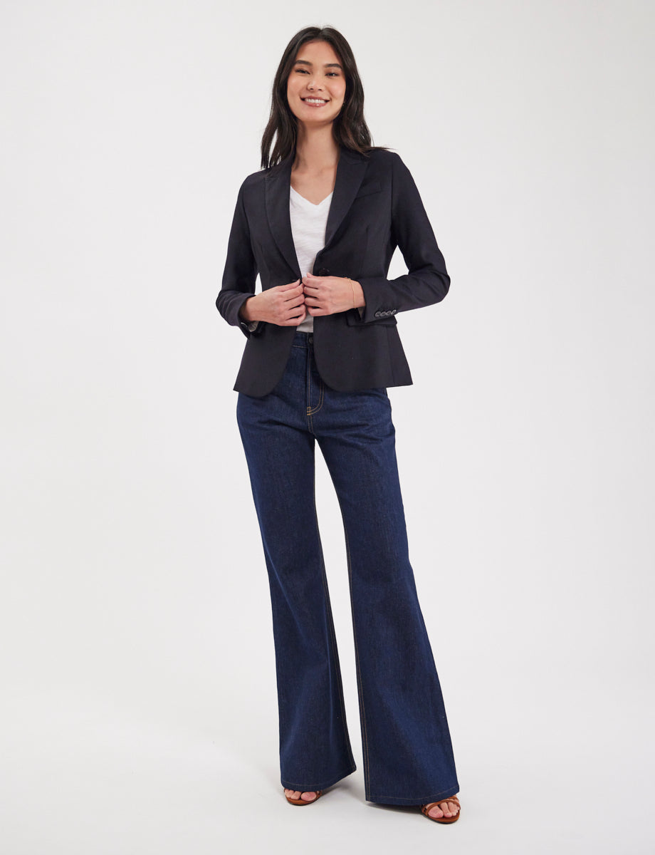 Nicoletta giacca blu navy GIÀ ONLINE