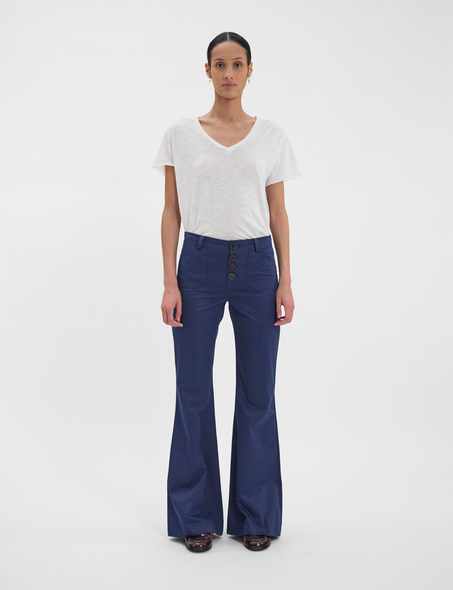 Hose Charlotte marineblau