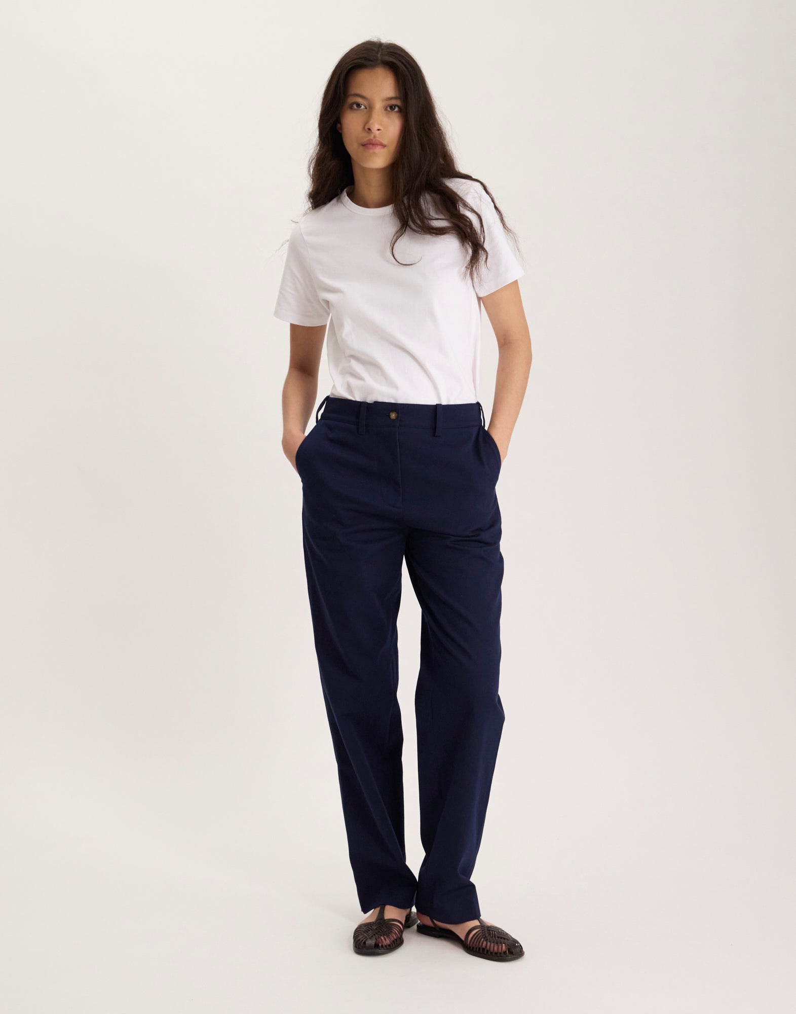 Thelma-Hose marineblau