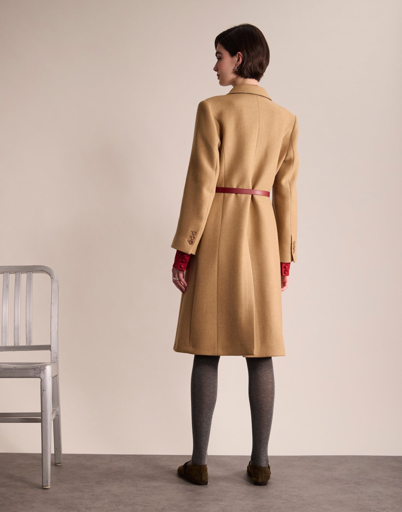Cappotto Enola color cammello