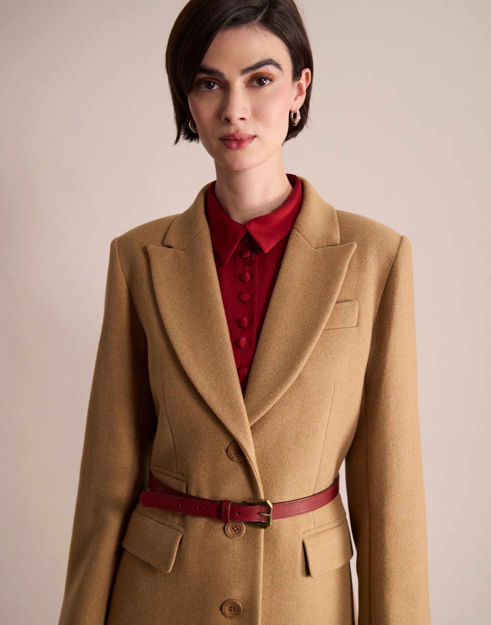 Cappotto Enola color cammello