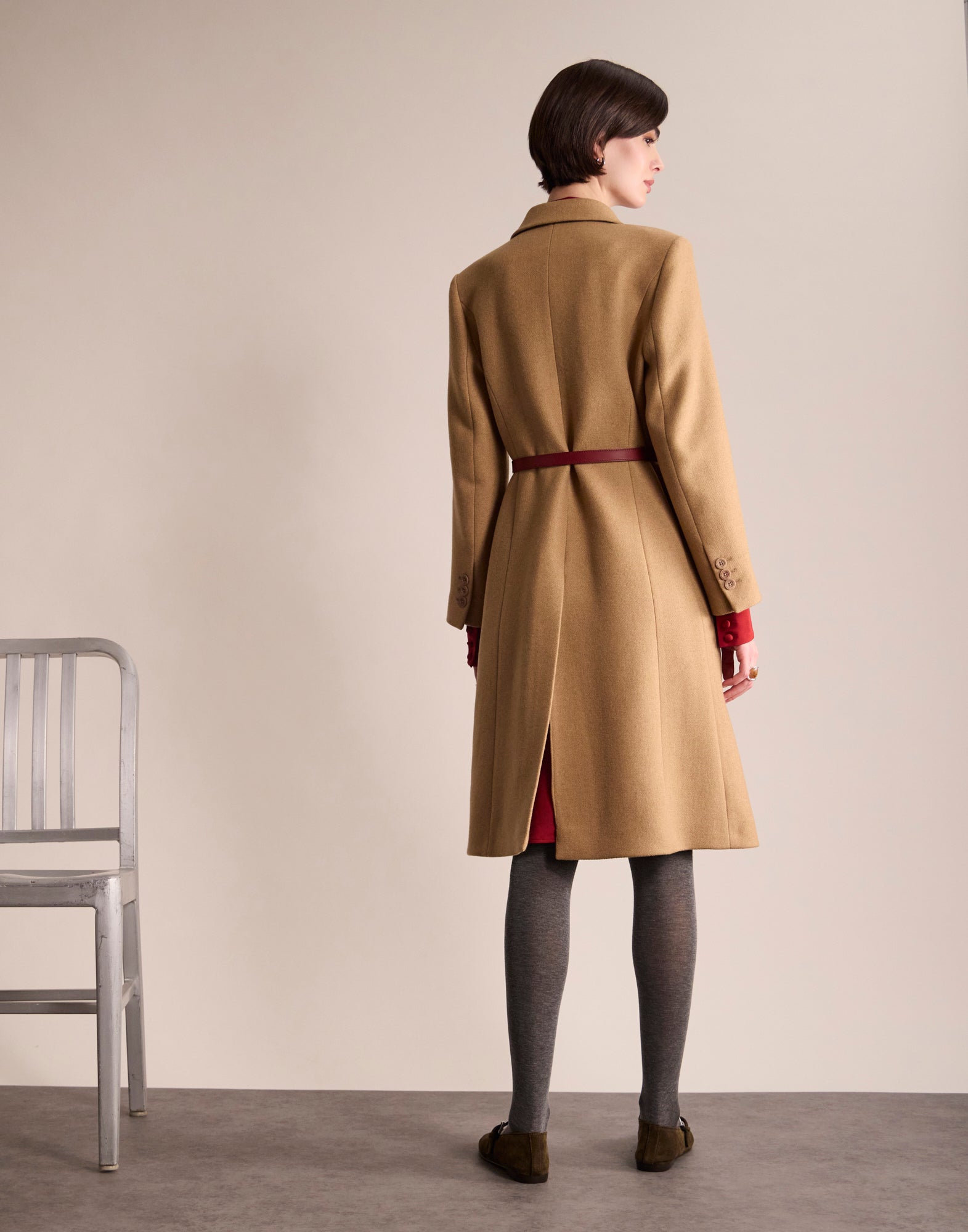 Cappotto Enola color cammello
