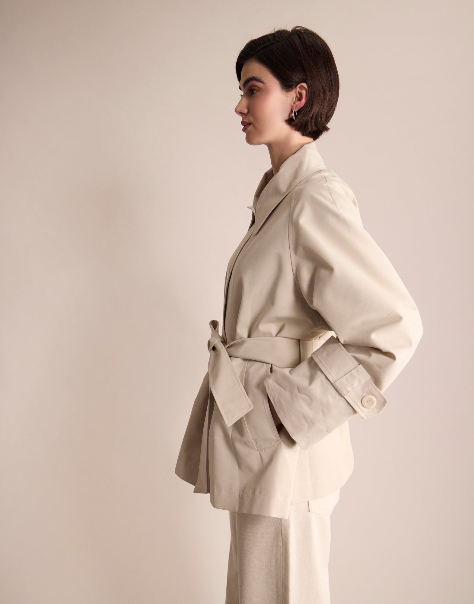 Trenchcoat Tess Ecru