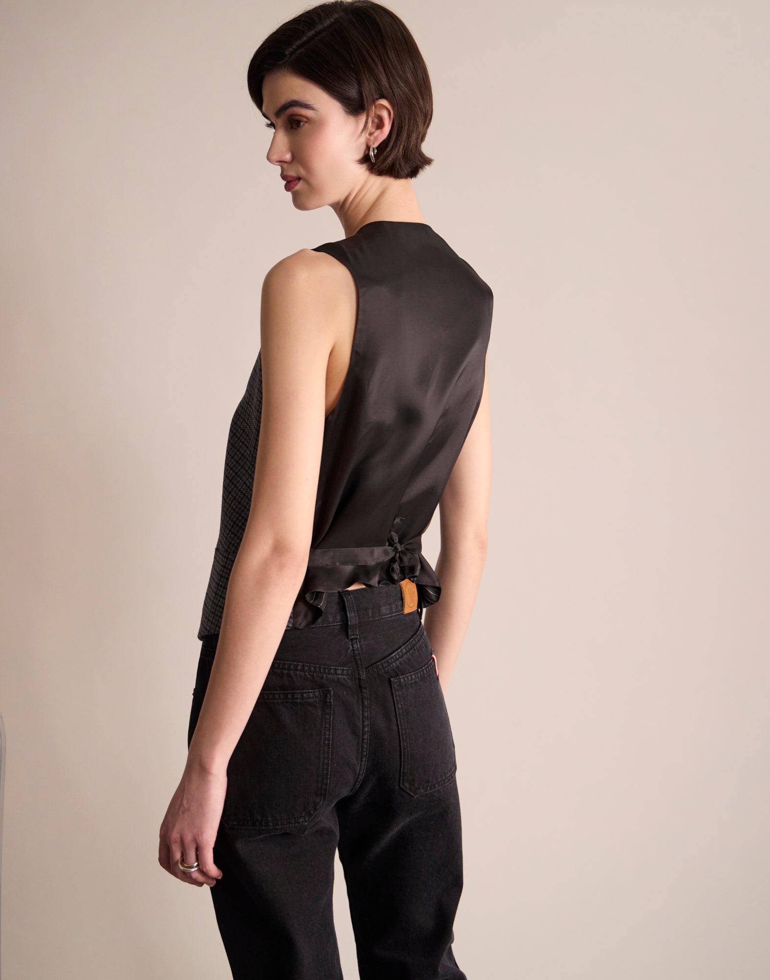 Gilet Sanite à Carreaux
