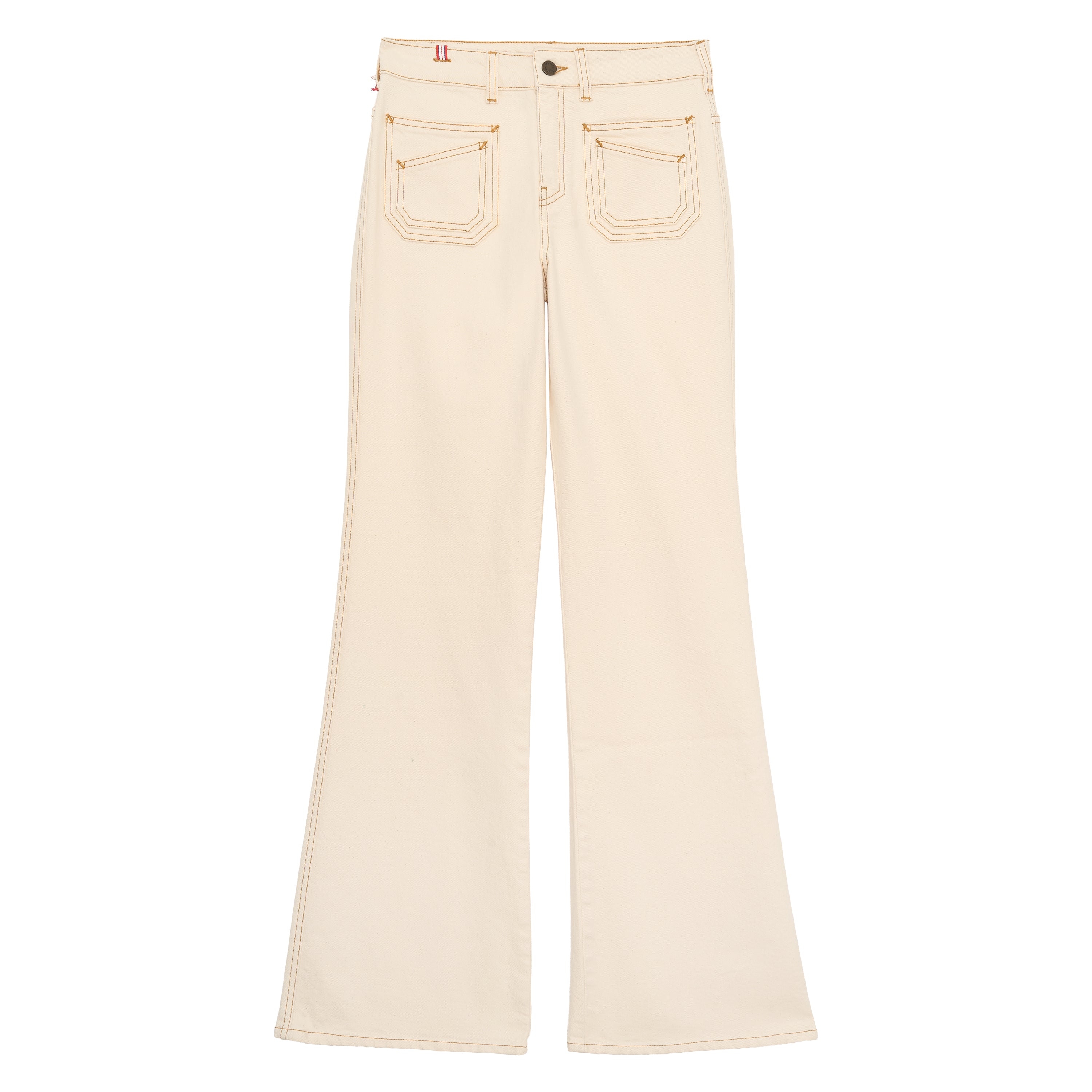 Vaqueros Rick color hueso