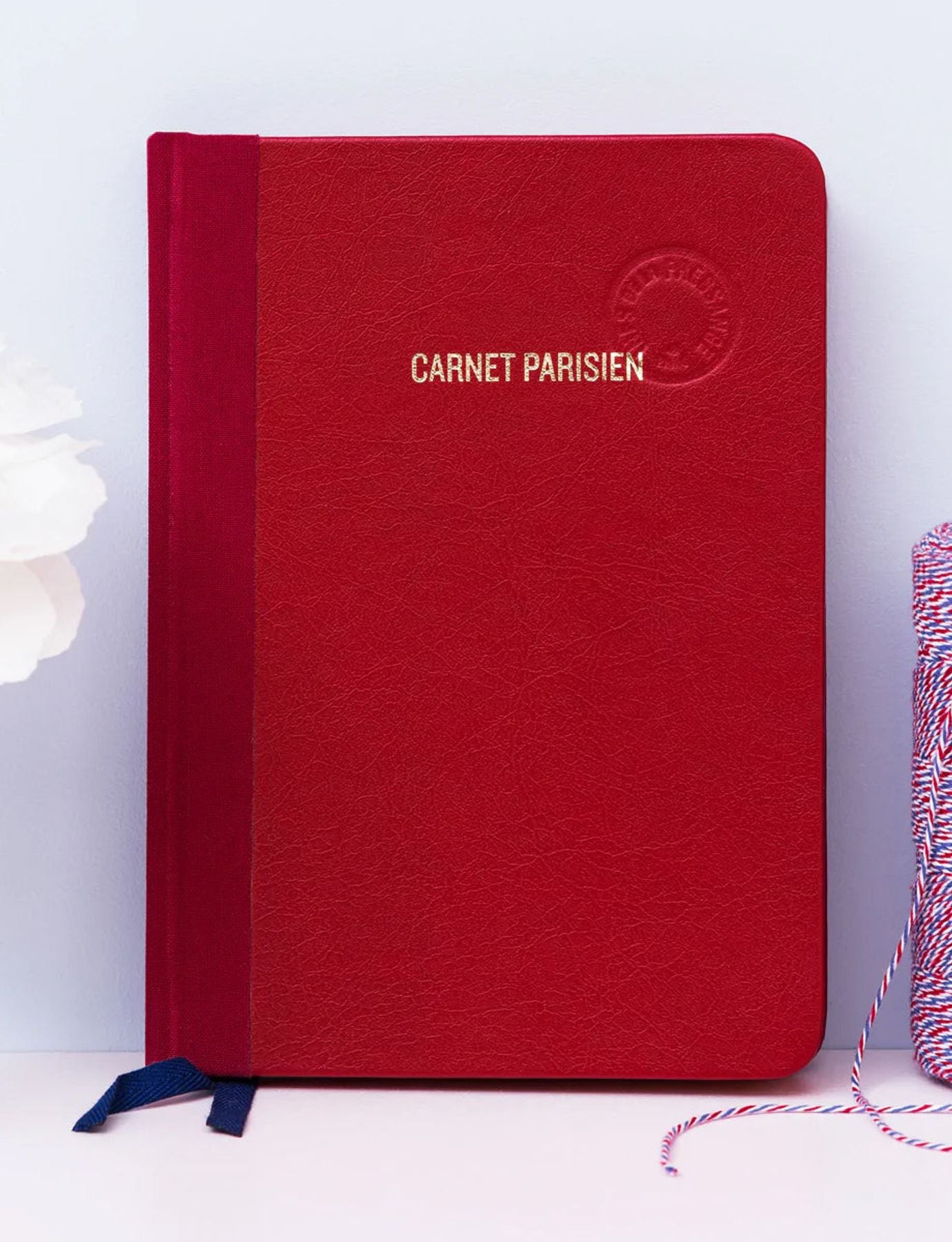 Rotes Pariser Notizbuch