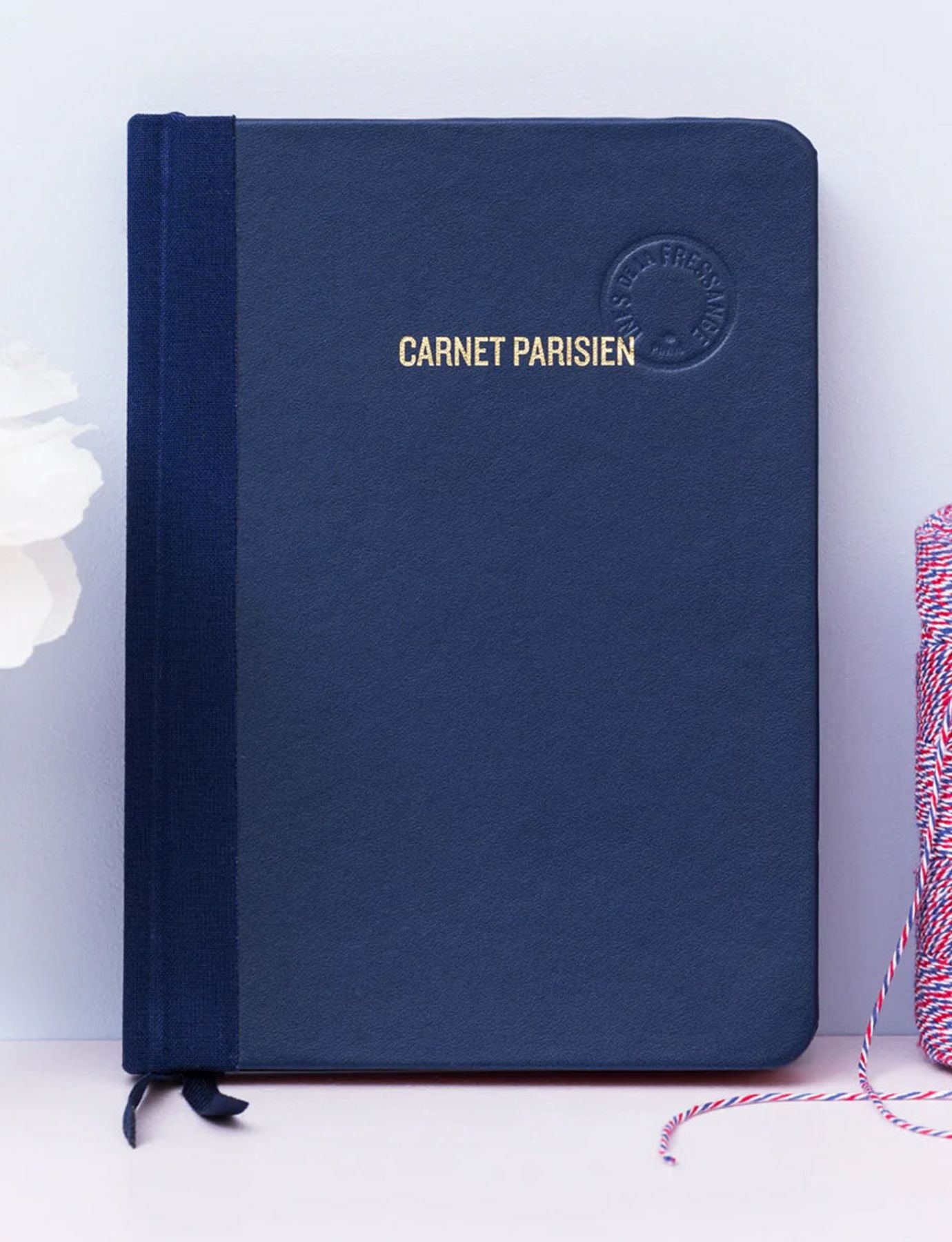 Blaues Pariser Notizbuch