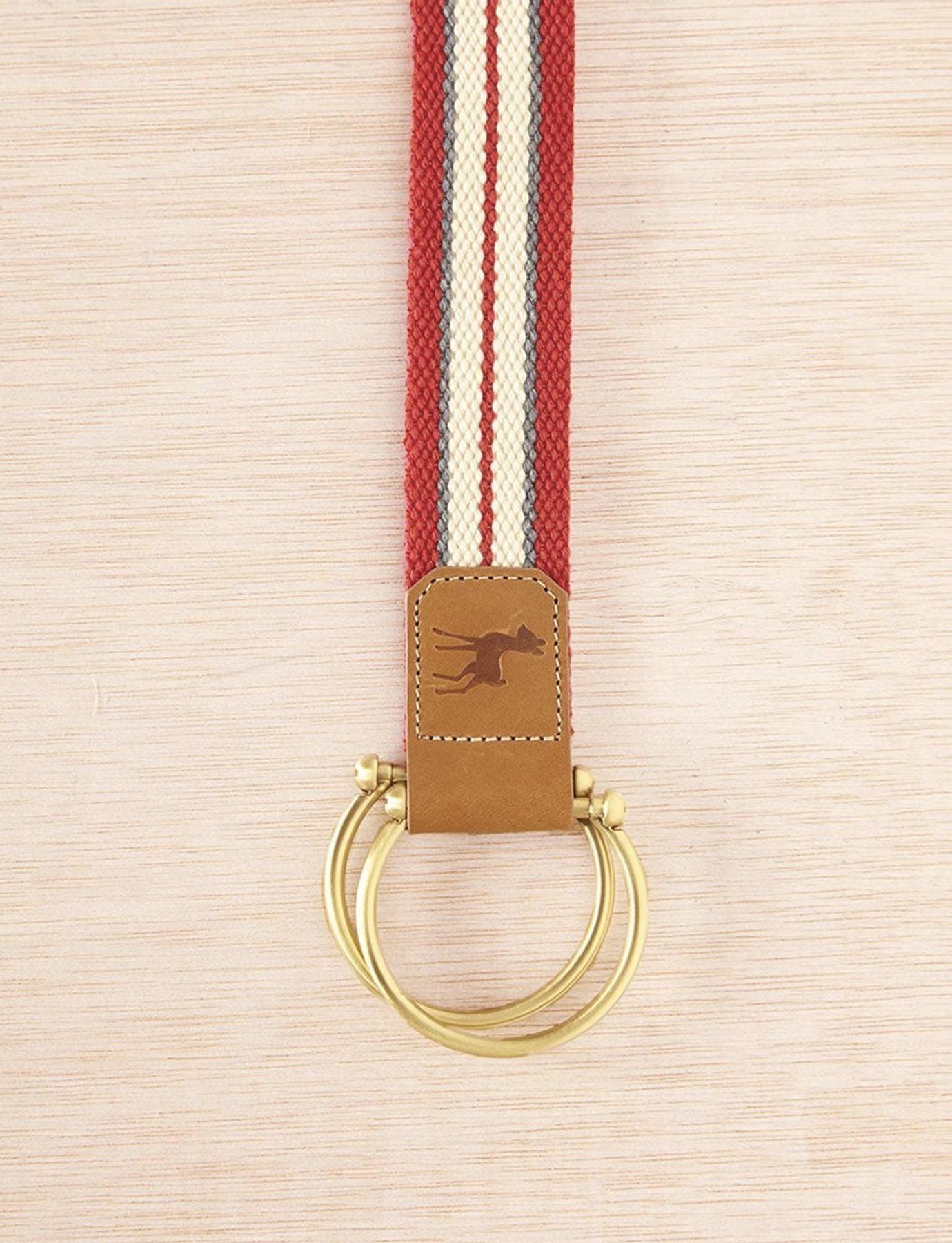 Ceinture Germaine rouge et blanche
