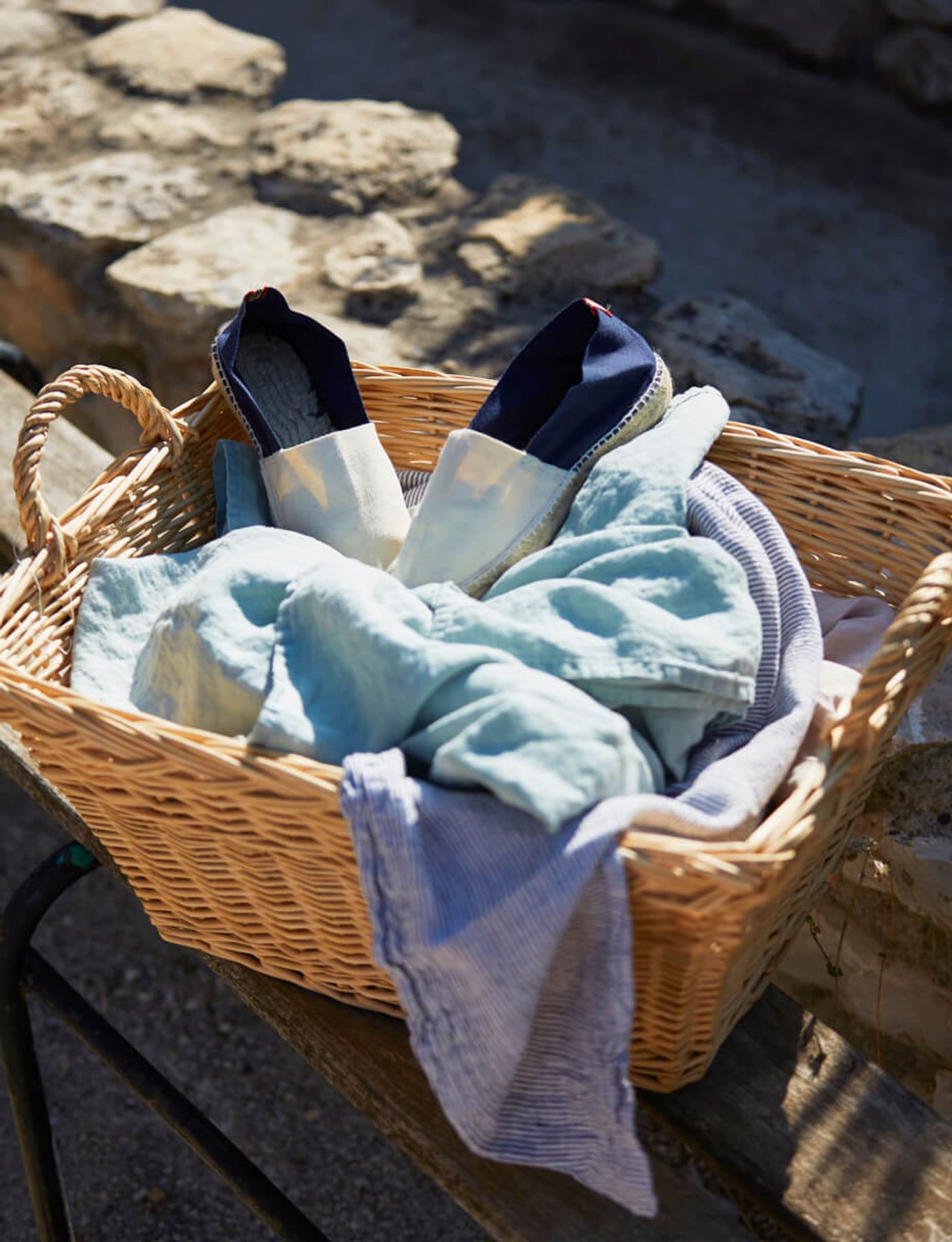 Aglae Espadrilles ecru marine
