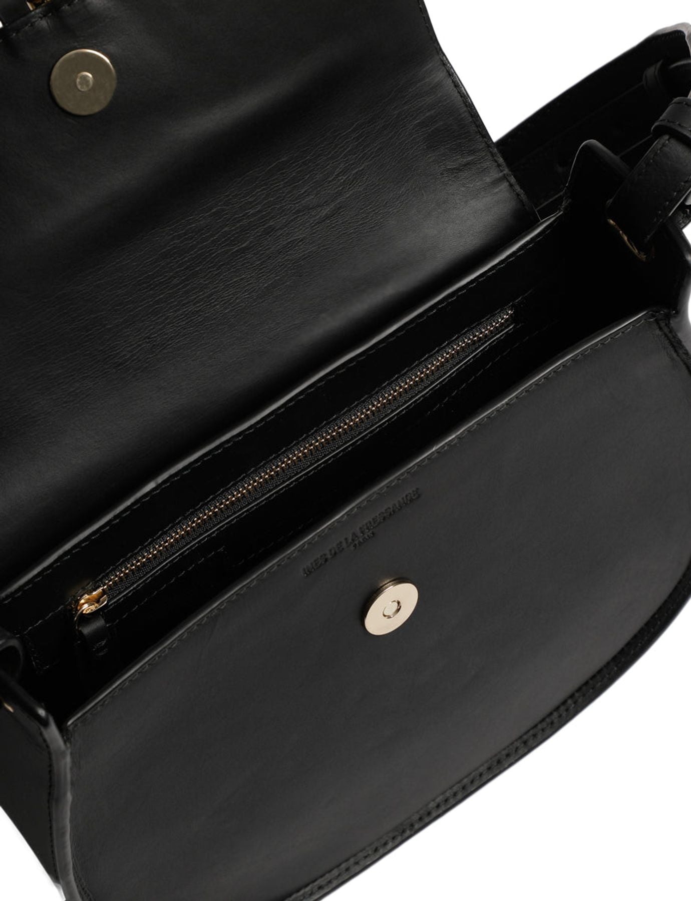 Senda Tasche Leder schwarz