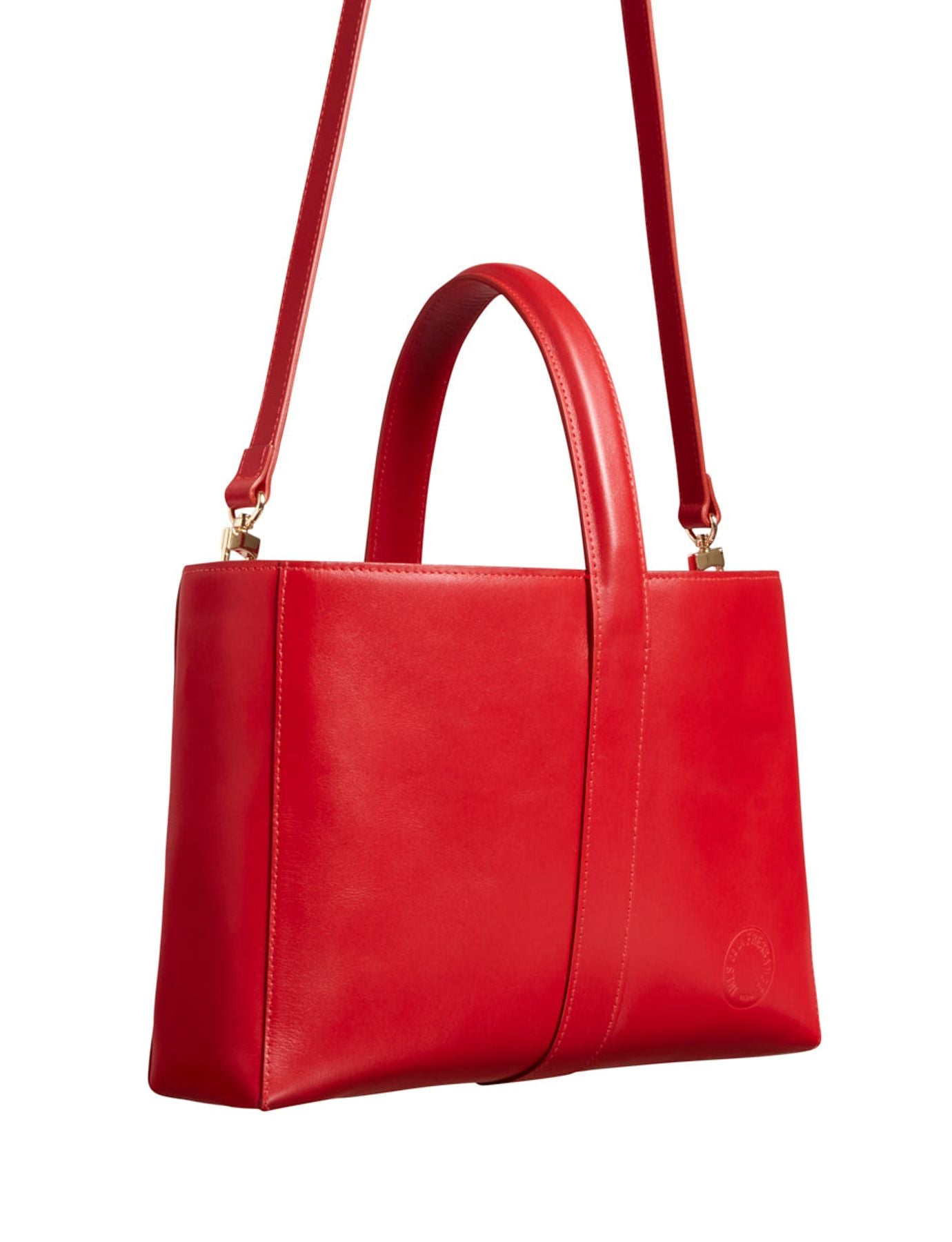 Tasche Leonore S rotes Leder